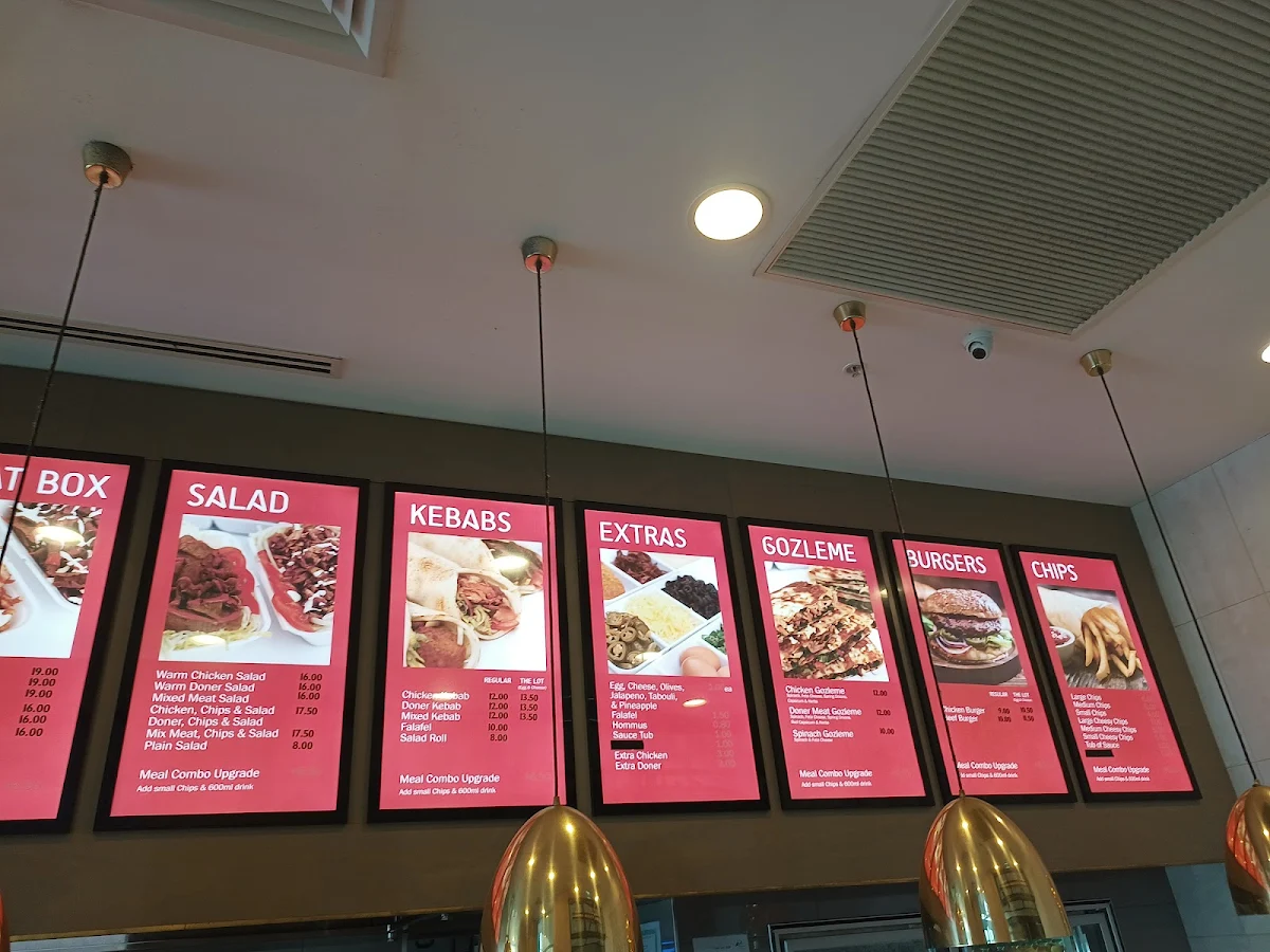Menu, Ikram Kebabs
