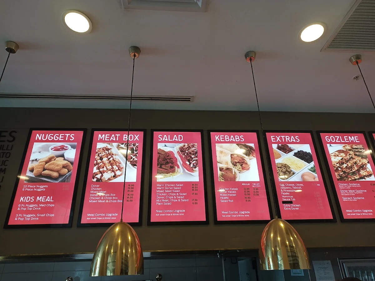 Menu, Ikram Kebabs