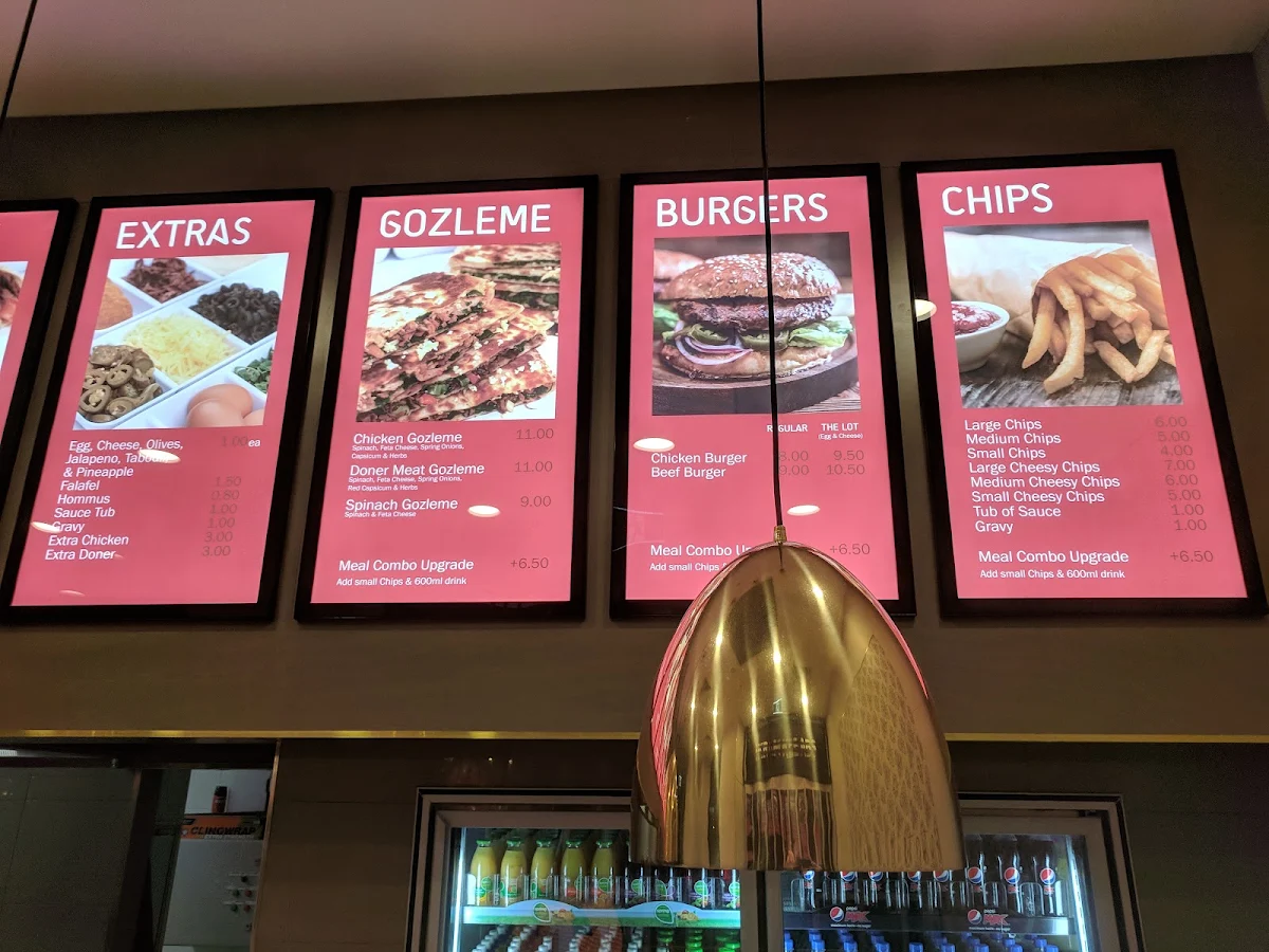 Menu, Ikram Kebabs