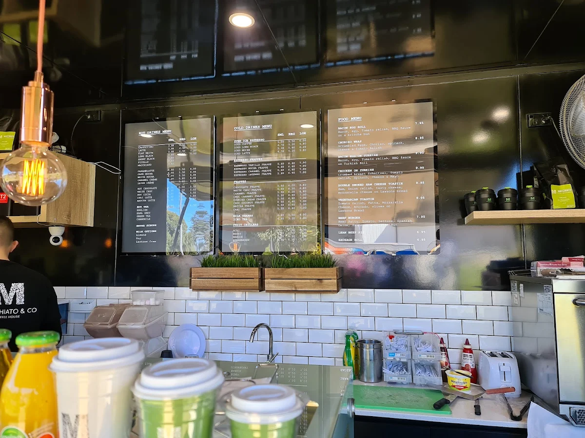 Menu, Macchiato & Co Casula