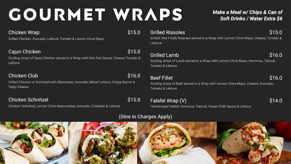 Menu, Binge Kitchen - Cafe in Sydney