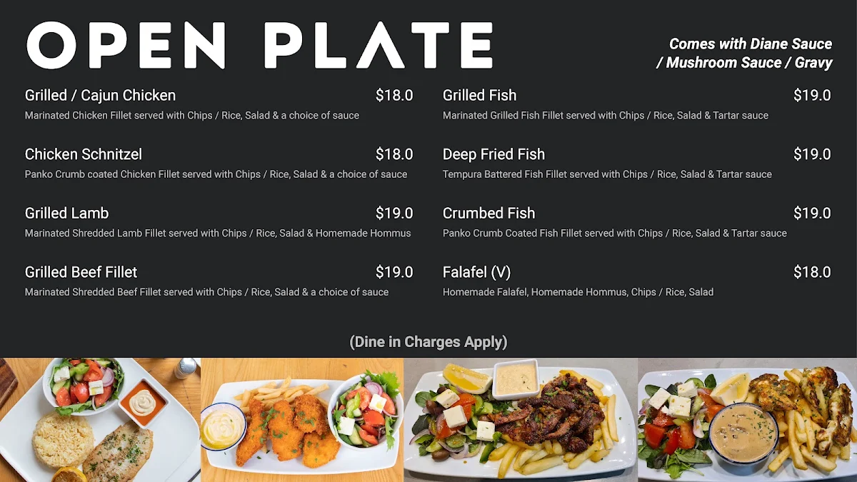 Menu, Binge Kitchen - Cafe in Sydney