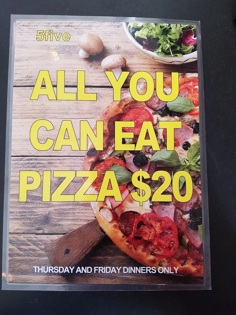 Menu, 5FIVE