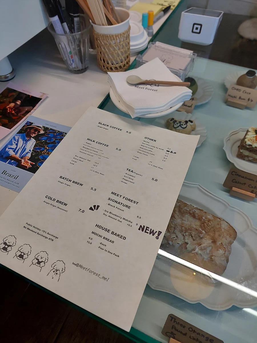Menu, Meet Forest