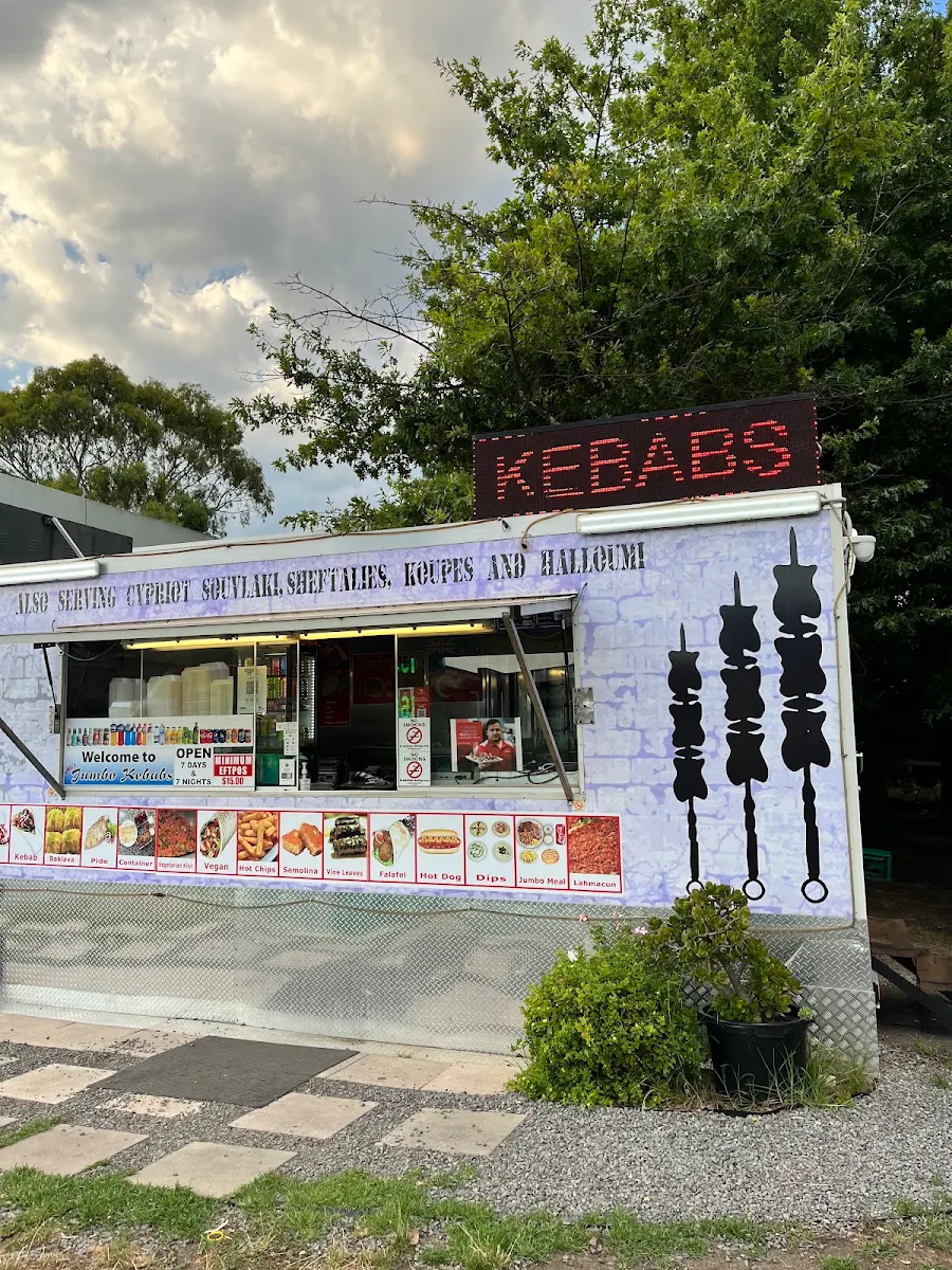 Menu, Ali's Jumbo Kebabs