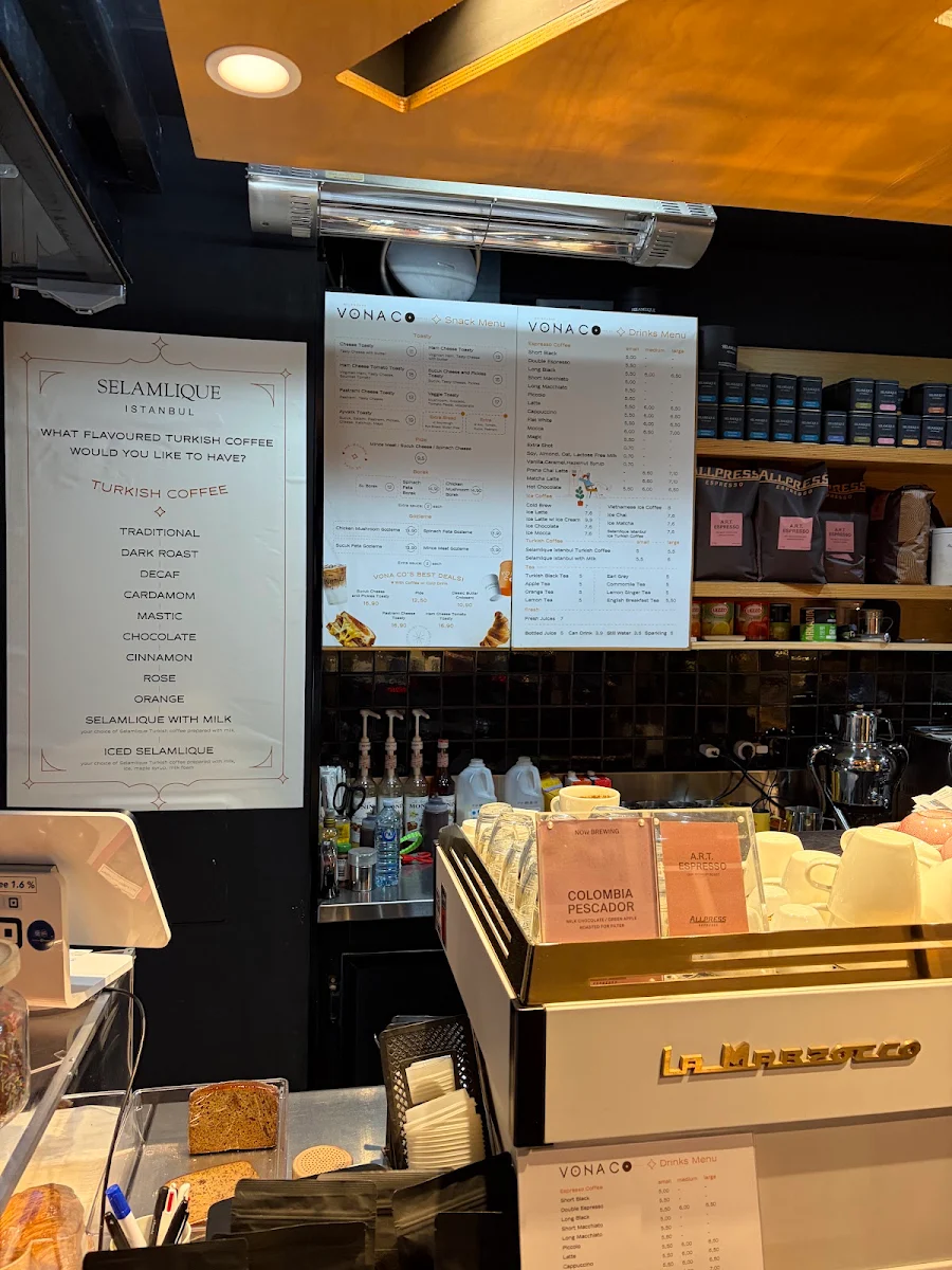 Menu, Vona Co