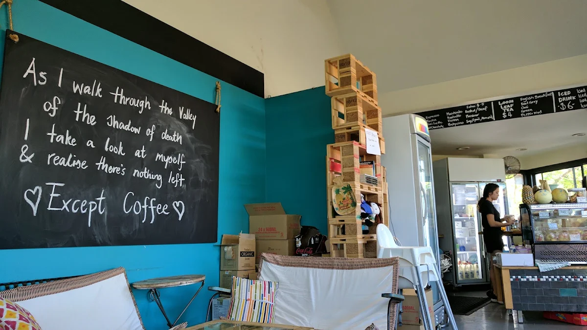 Menu, End of the Road Coffee