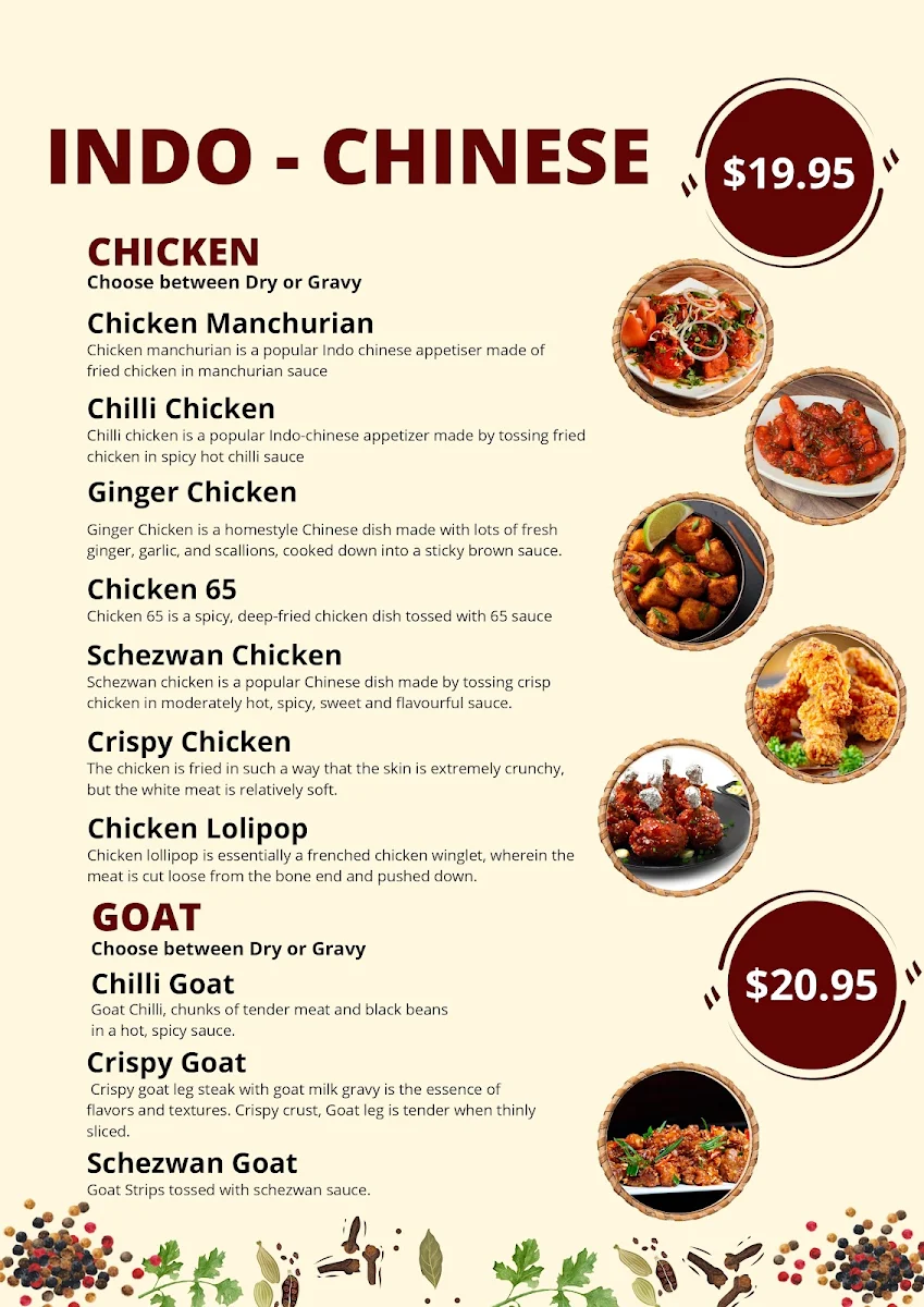 Menu, Dosa Hut Indian Restaurant Craigieburn