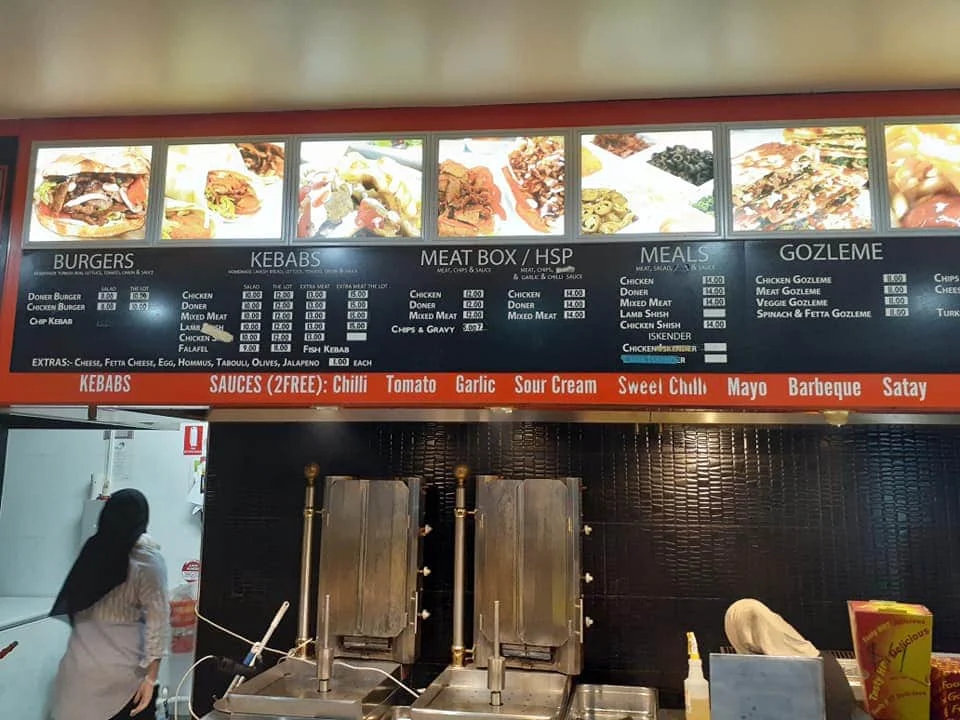 Menu, Wattle Grove Pizza & Kebabs