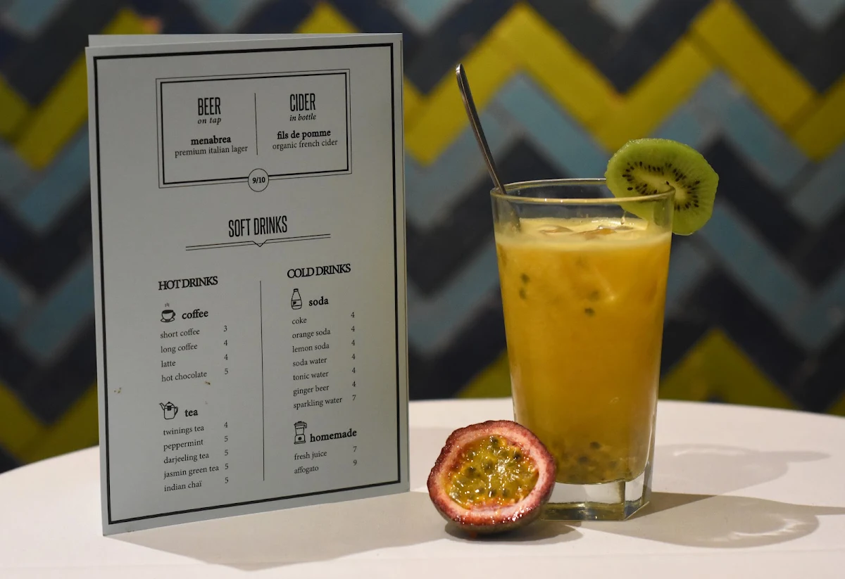 Menu, House Bar&Bistrot