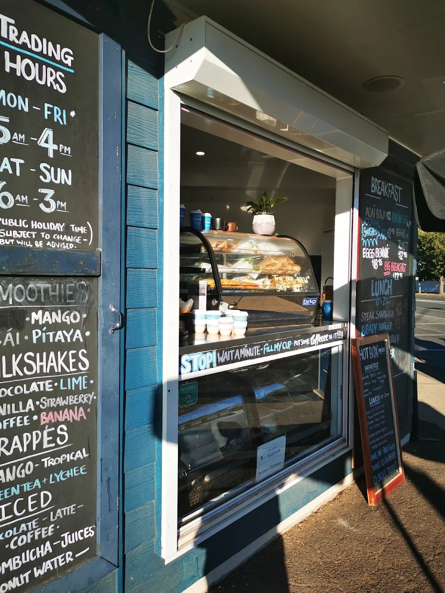 Menu, Marissa's Espresso