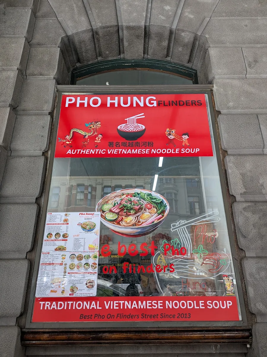 Menu, Pho Hung Flinders
