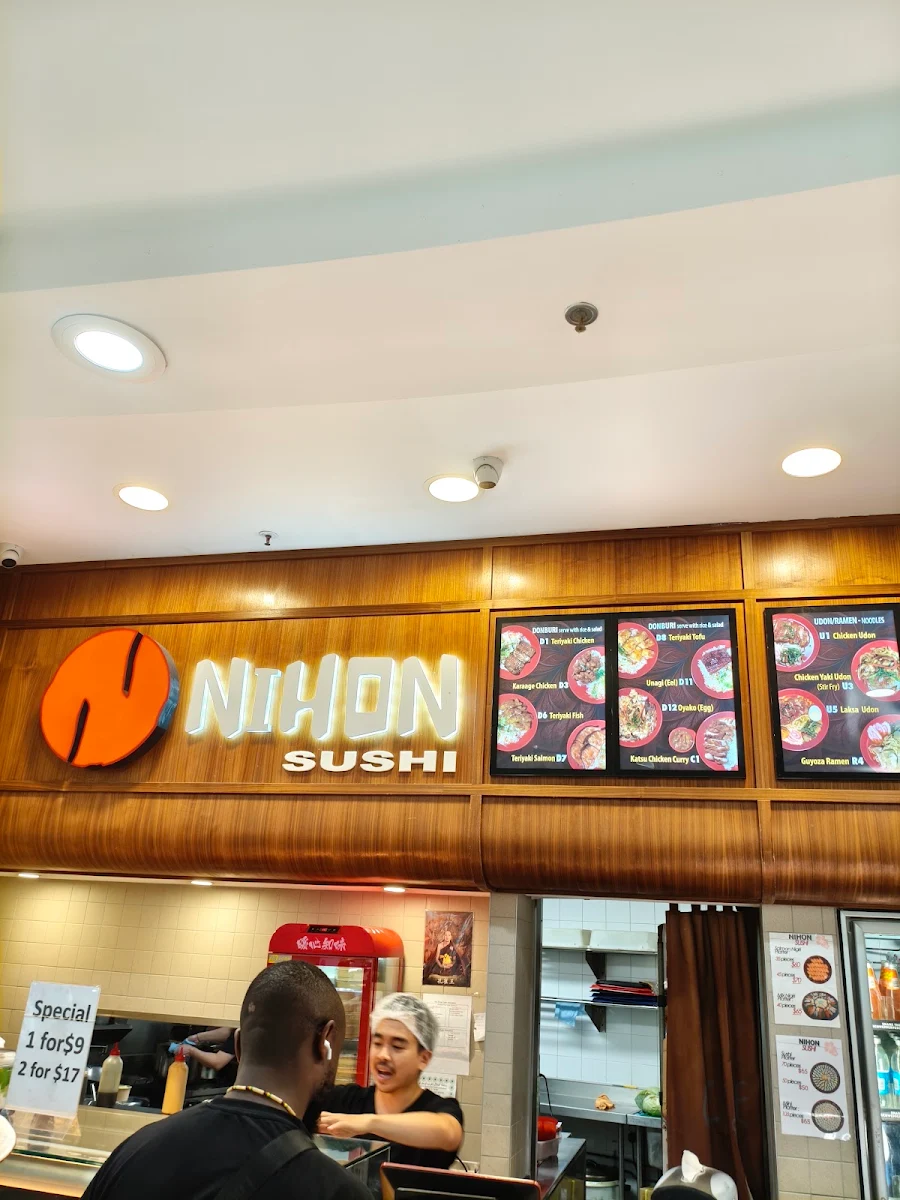 Menu, Nihon Sushi