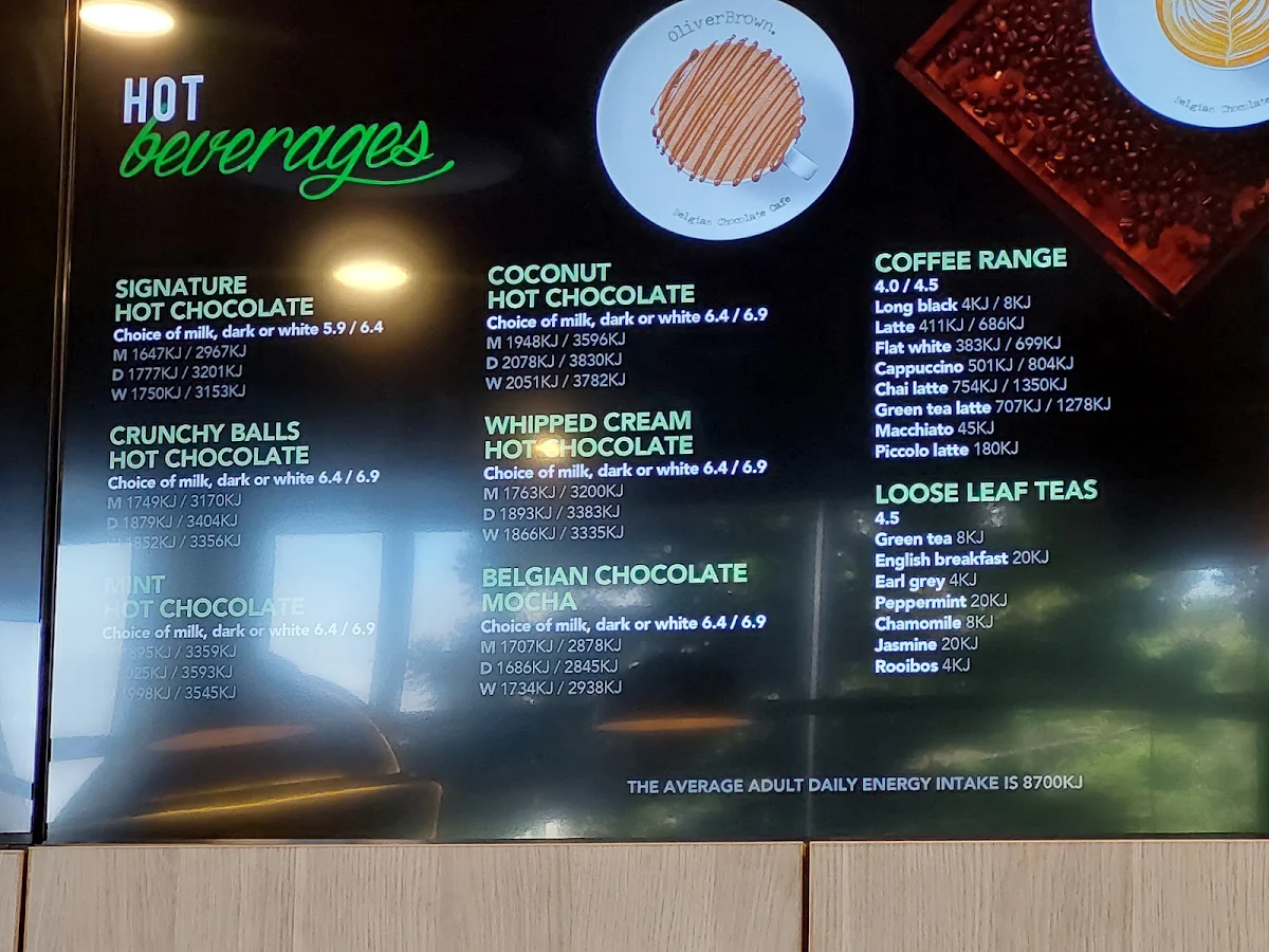 Menu, Oliver Brown