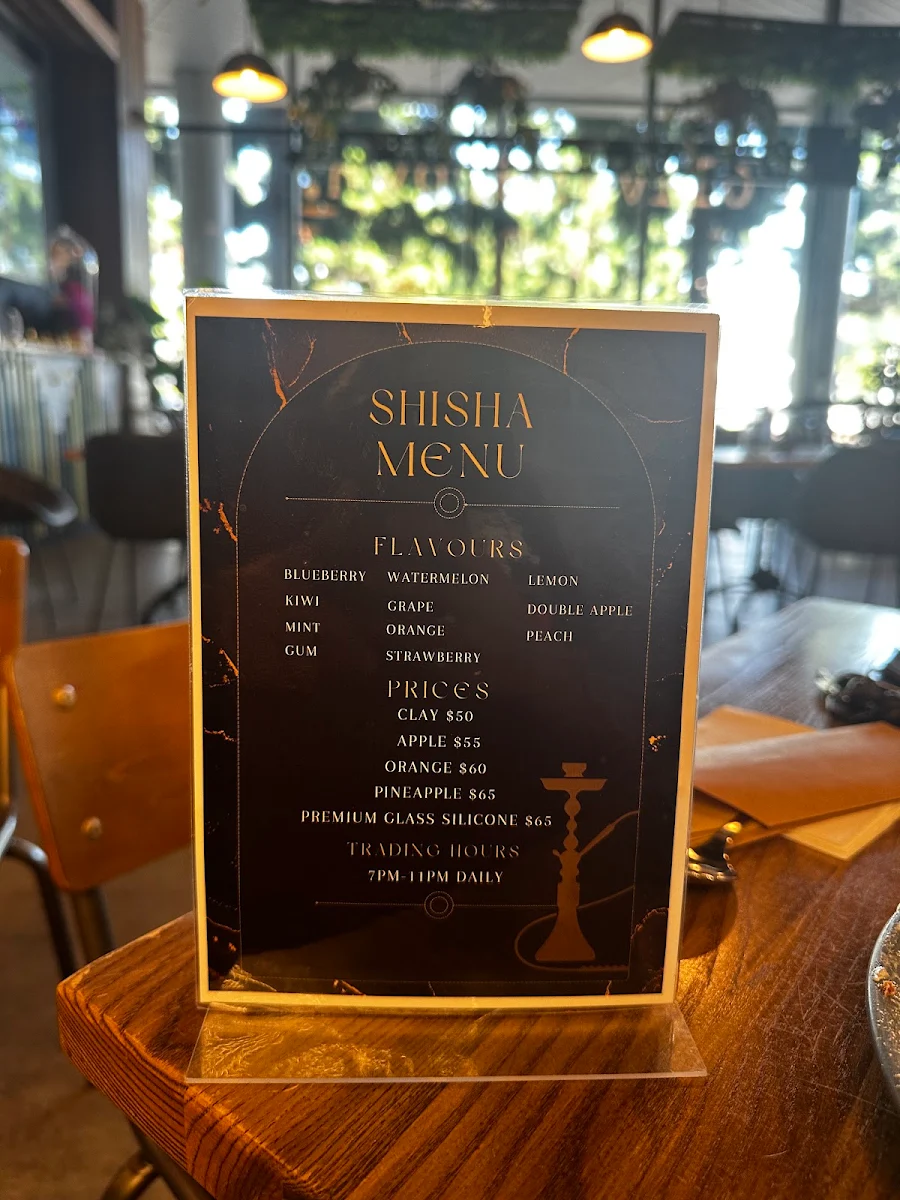 Menu, Oliver Brown