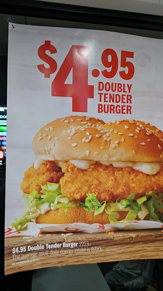 Menu, KFC Craigieburn