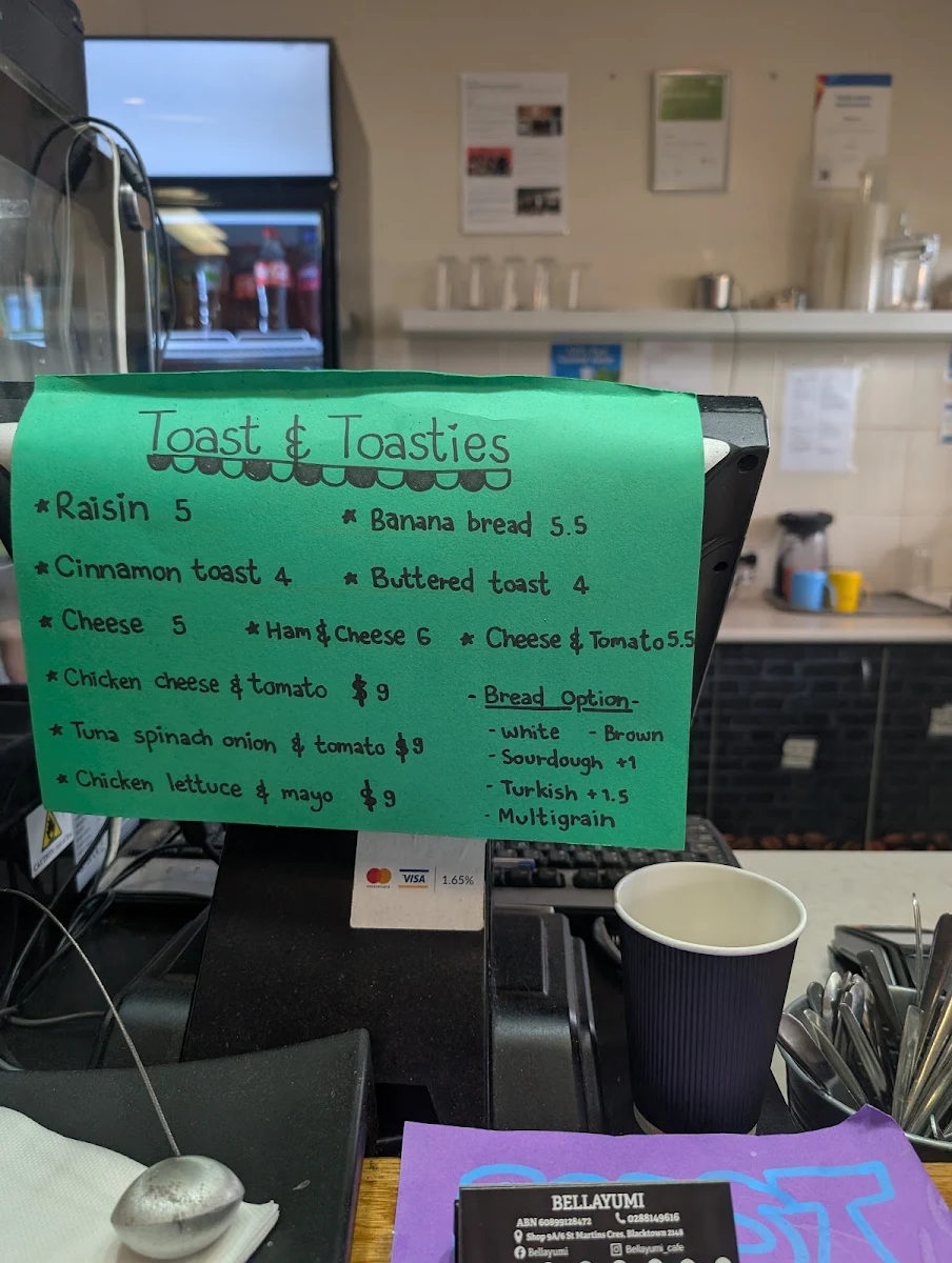Menu, BELLAYUMI