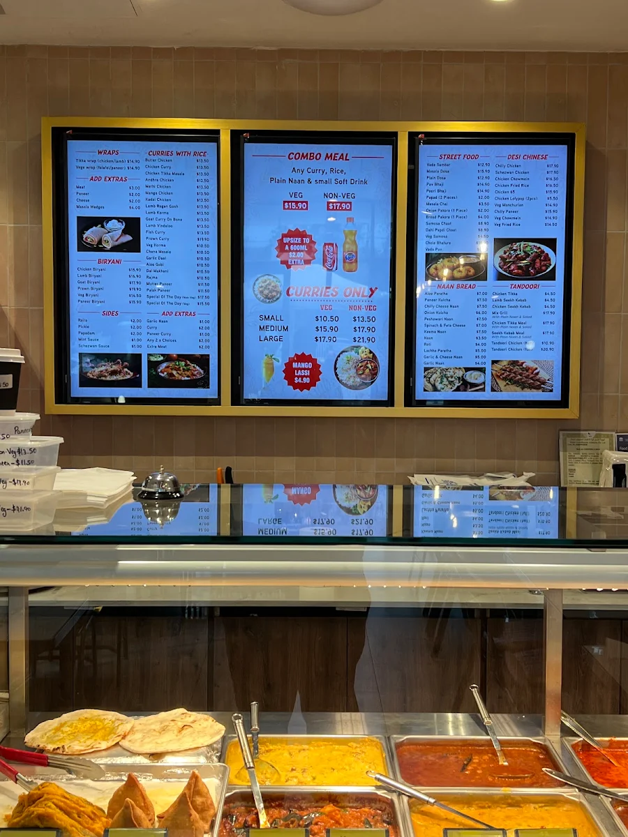 Menu, Masala Secrets Mount Druitt