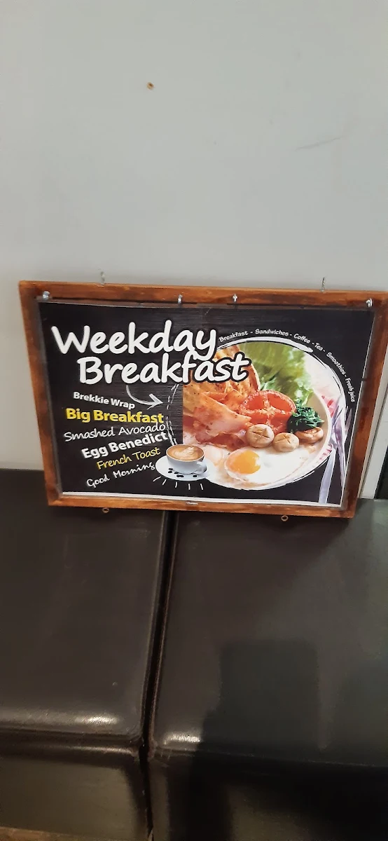 Menu, Canvas Cafe