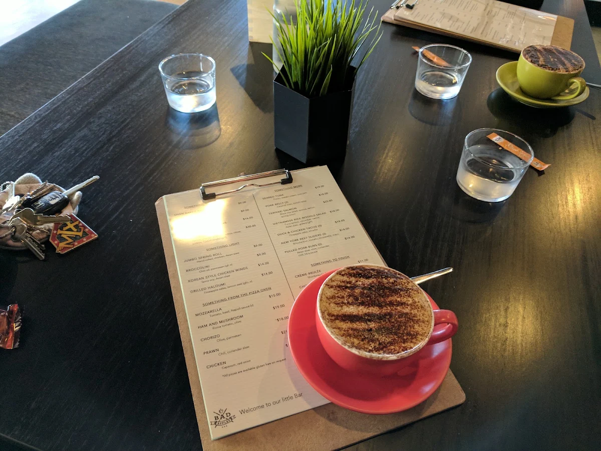 Menu, Bad Apples Bar