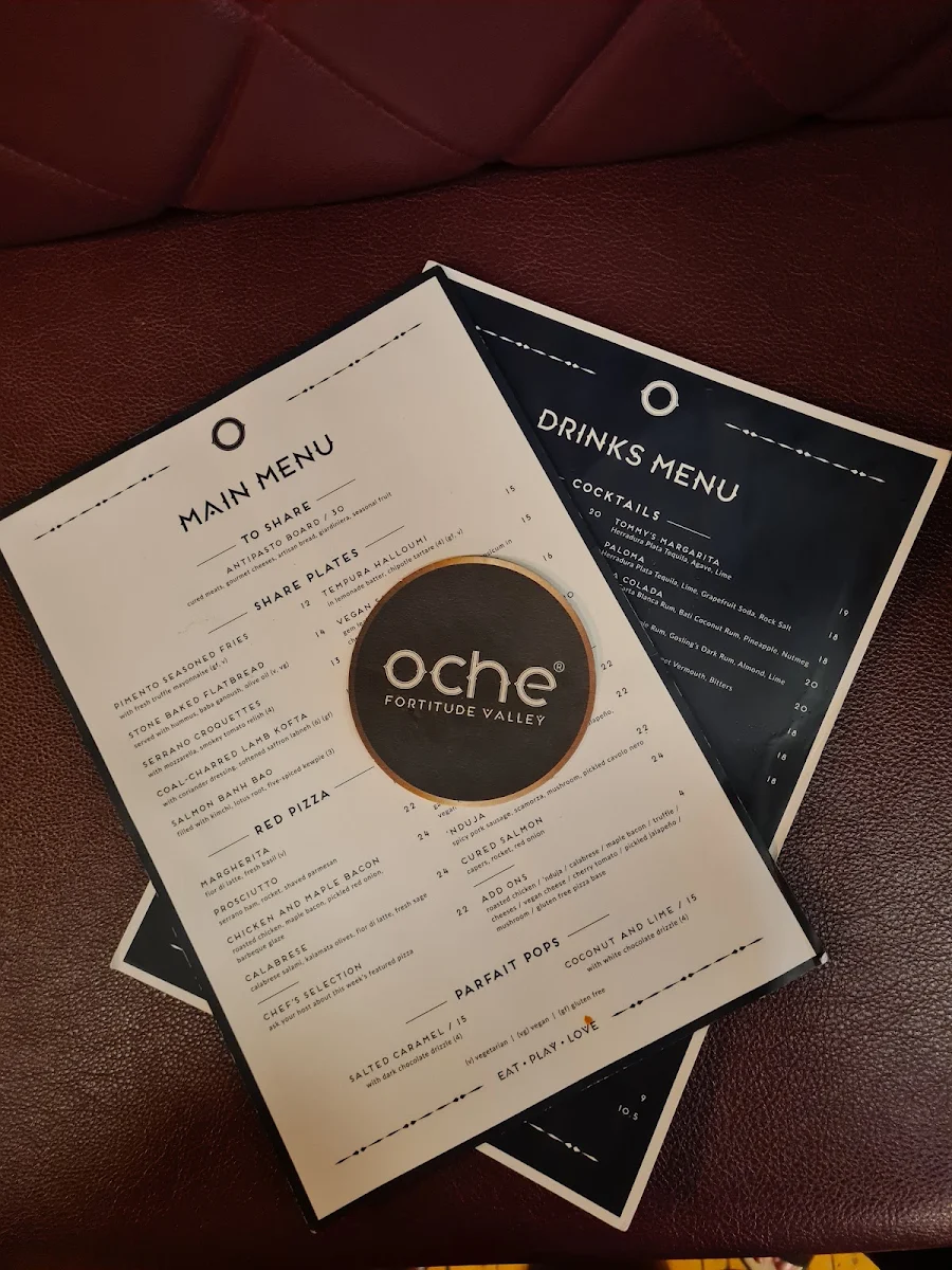 Menu, Oche Brisbane