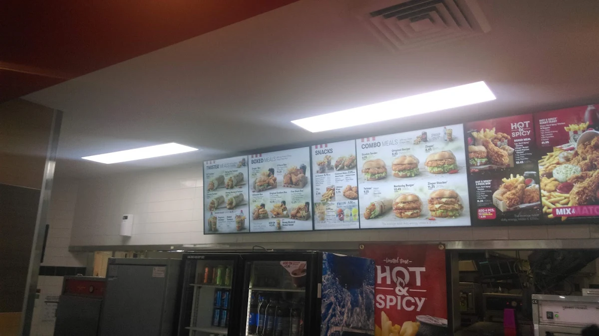 Menu, KFC Colac