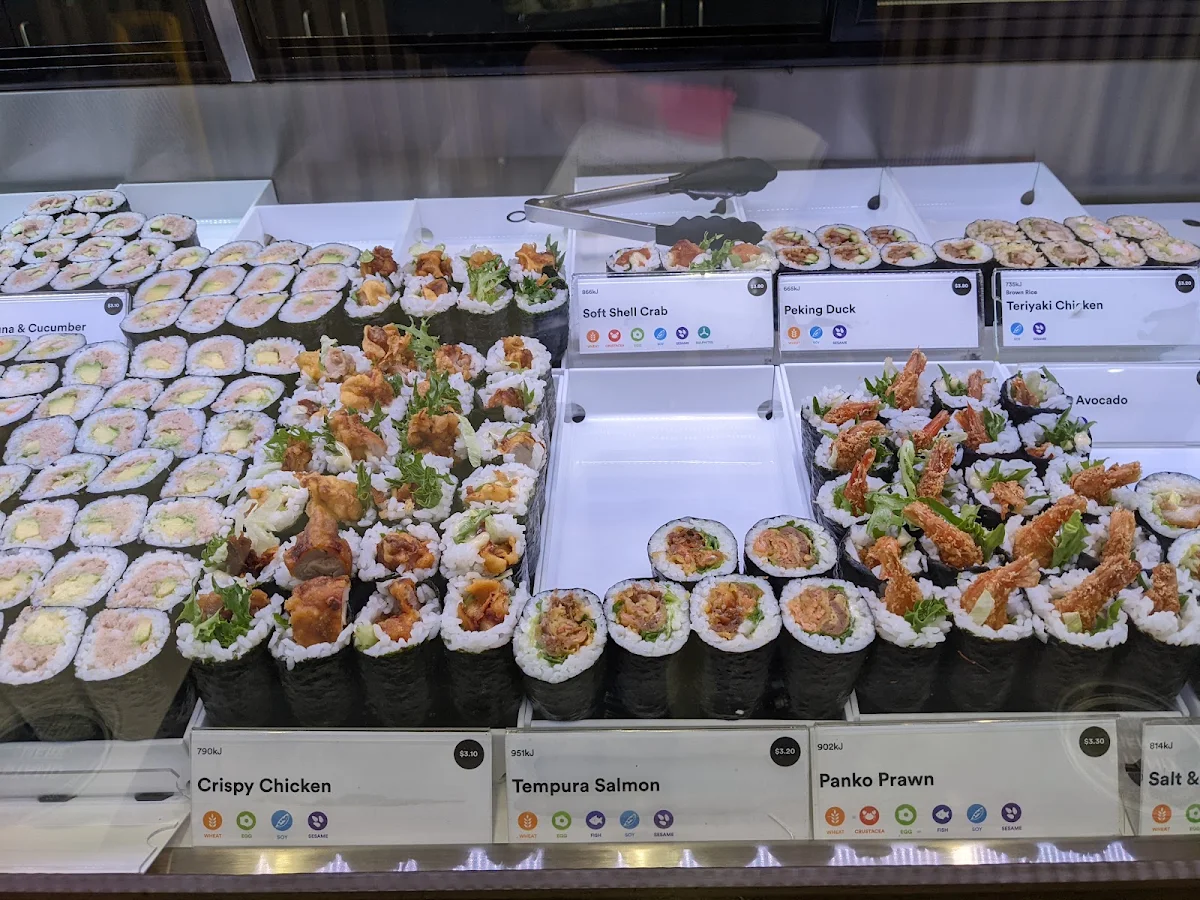 Menu, Sushi Sushi Hoppers Crossing