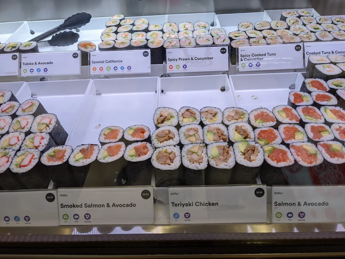 Menu, Sushi Sushi Hoppers Crossing