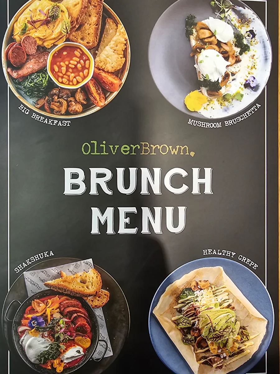 Menu, Oliver Brown