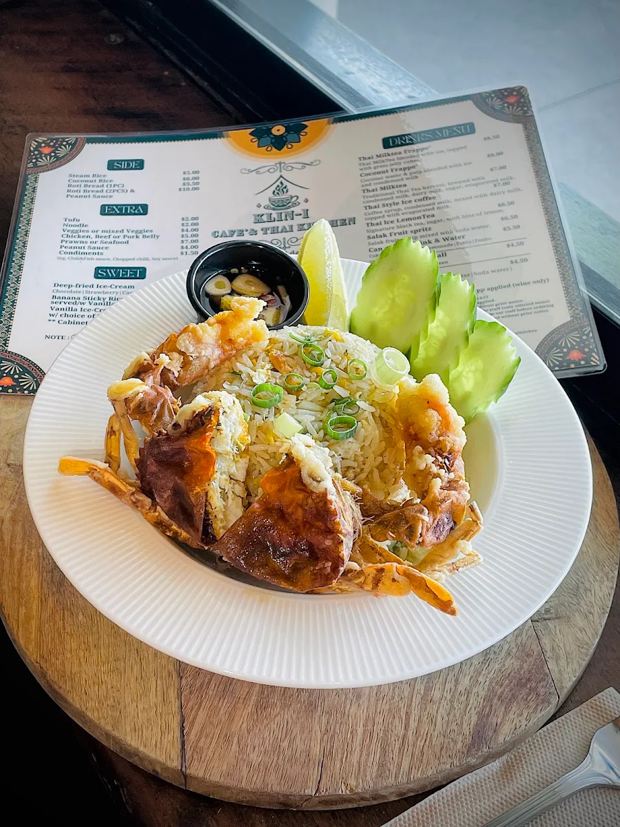 Menu, Klin-i Cafe'&Thai Kitchen