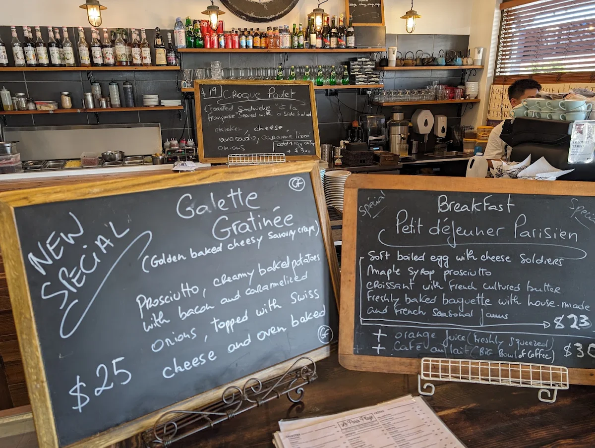 Menu, Le Paris Plage