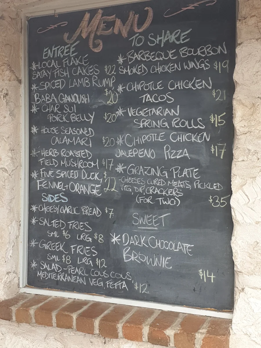 Menu, Black Swan