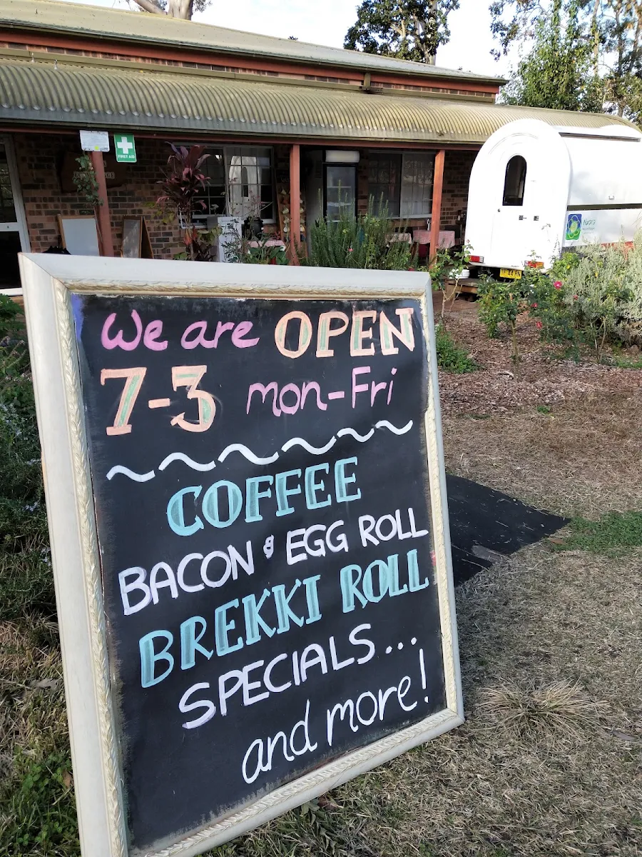 Menu, Neville Coffee Cart at Narara Ecovillage