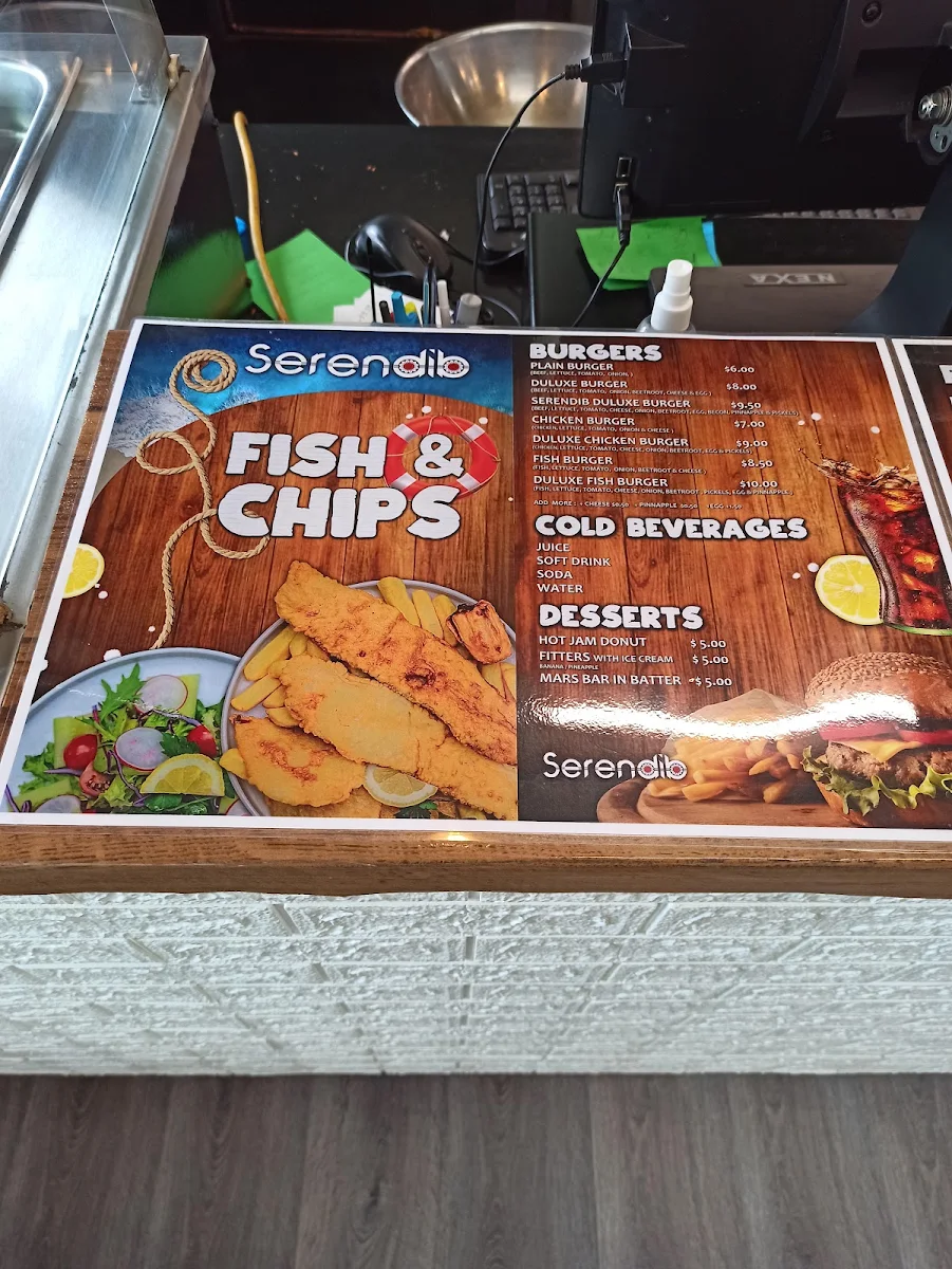 Menu, SERENDIB