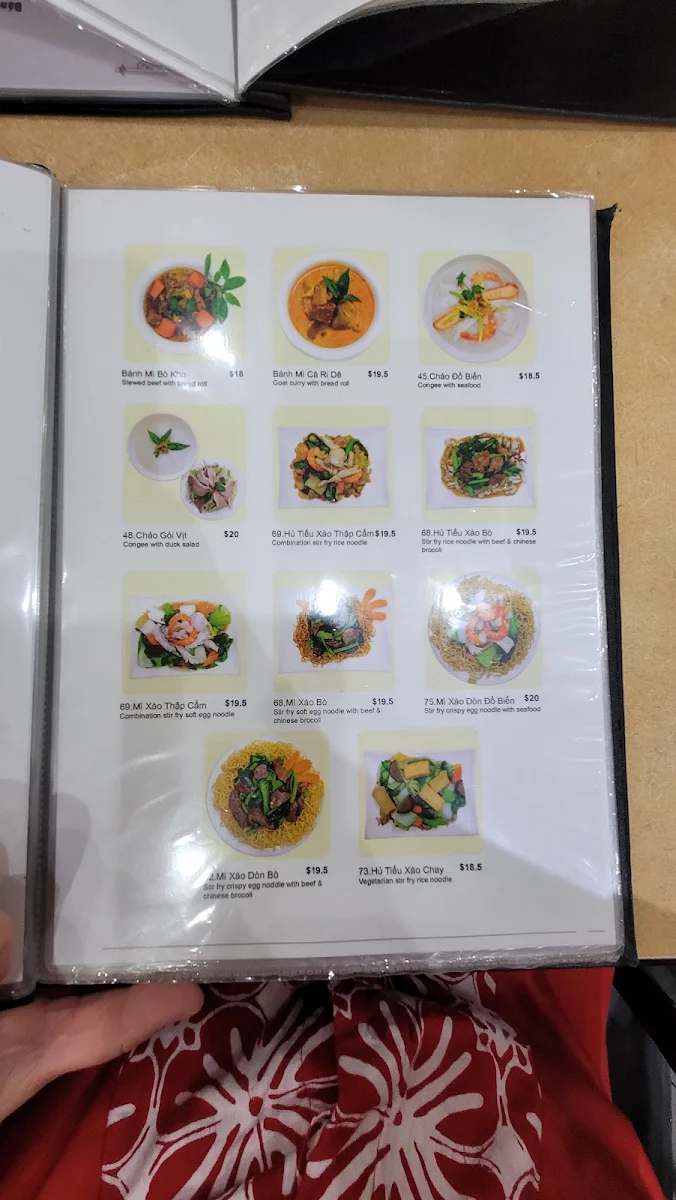 Menu, Phu Quoc Vietnamese & Chinese Restaurant
