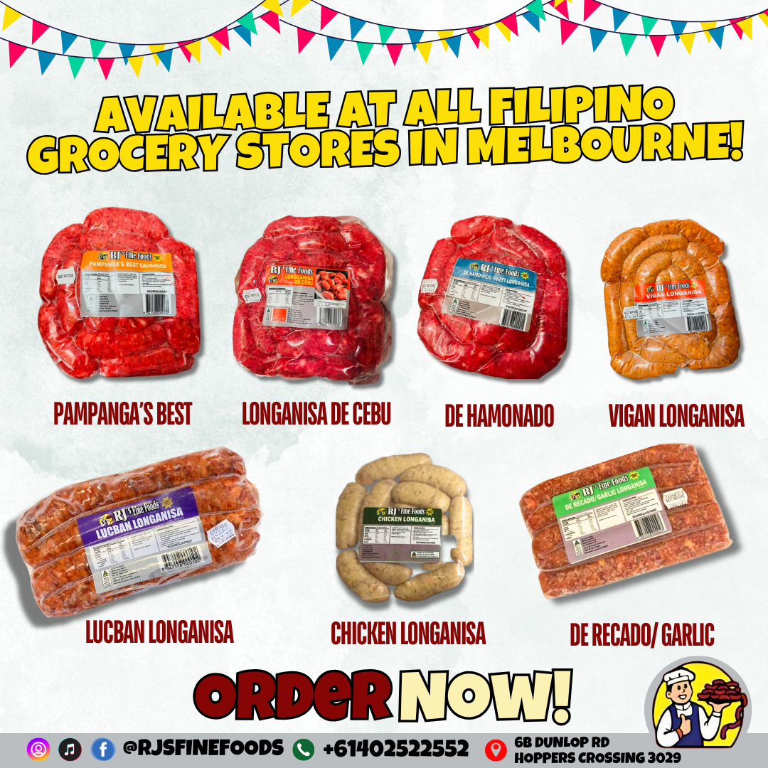 Menu, Rj’s Fine Foods