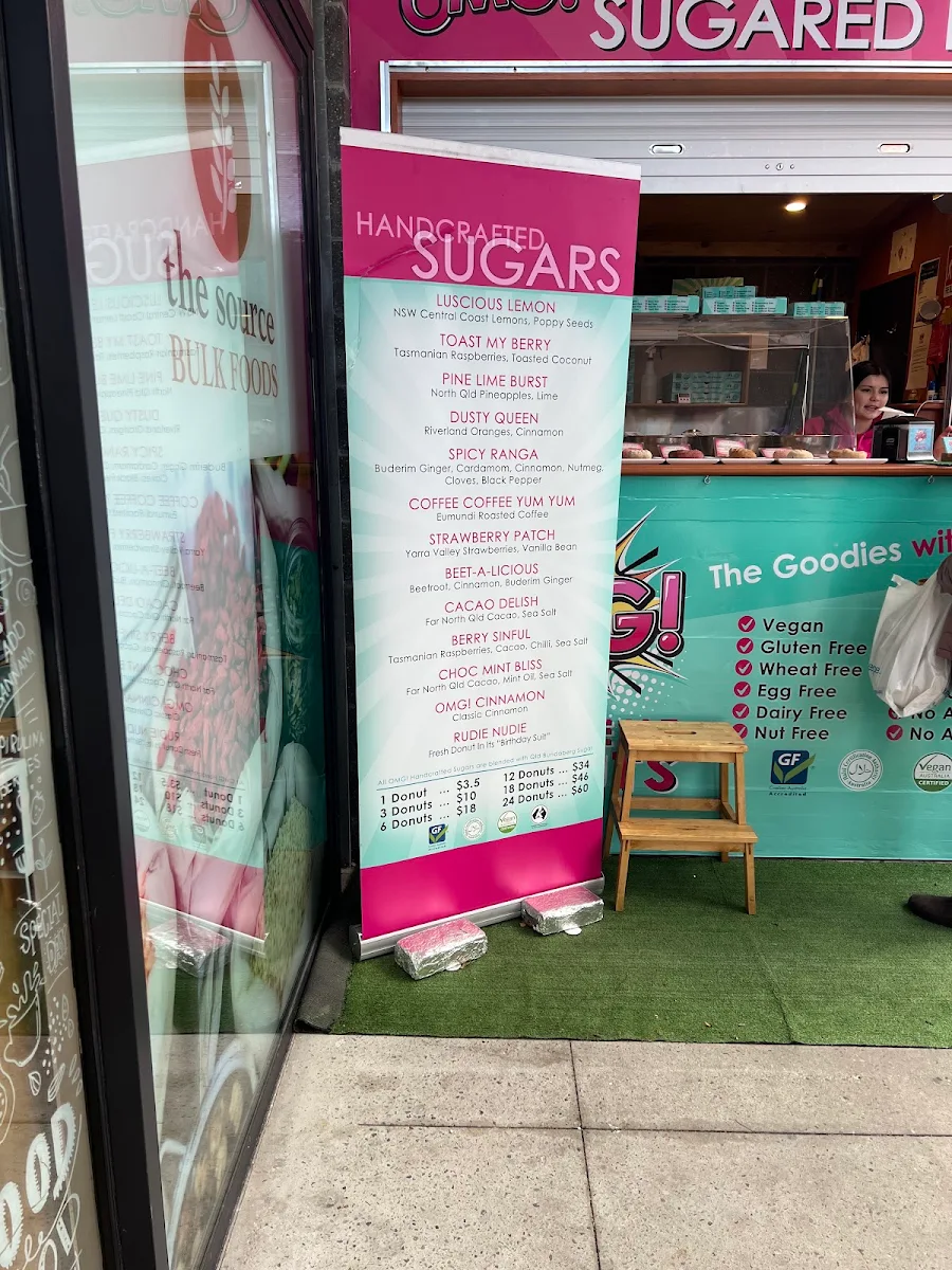 Menu, OMG Decadent Donuts Blue Mountains