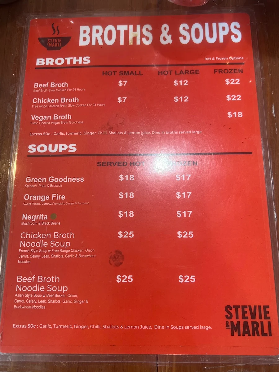 Menu, Stevie & Marli