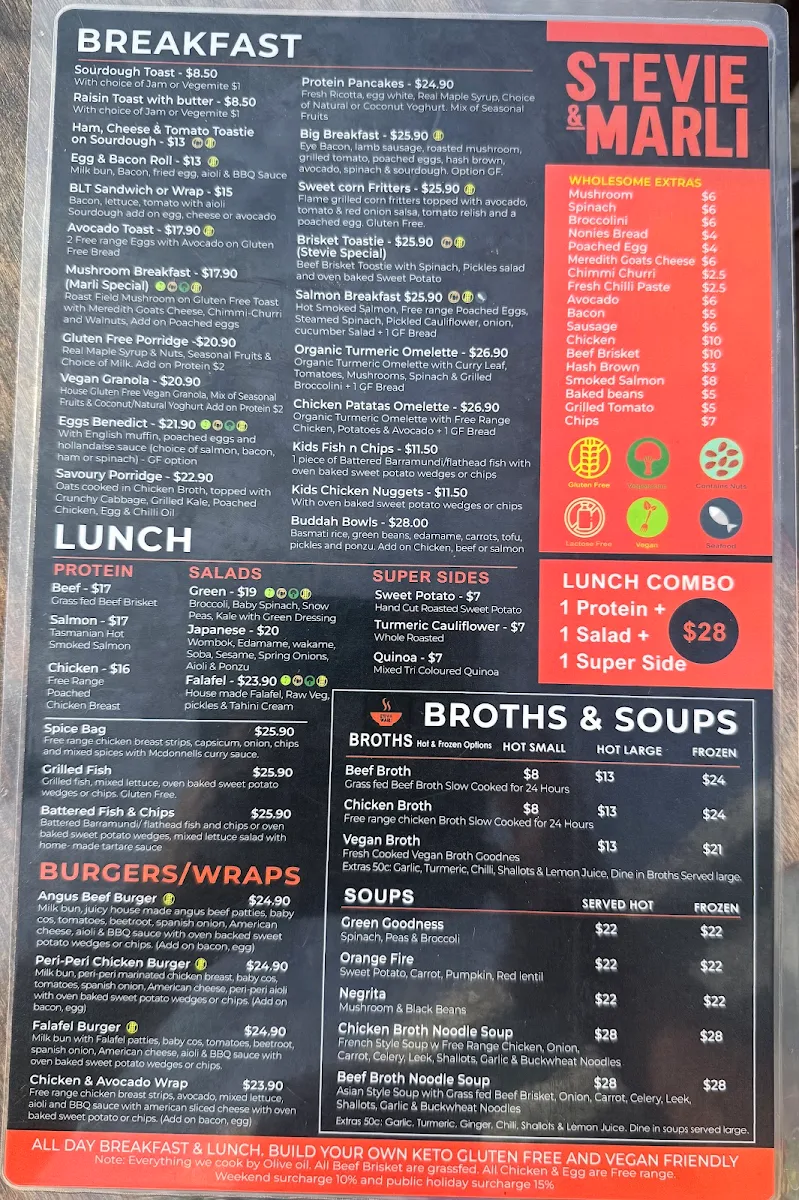 Menu, Stevie & Marli