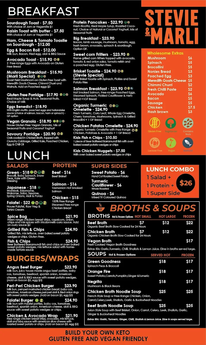 Menu, Stevie & Marli