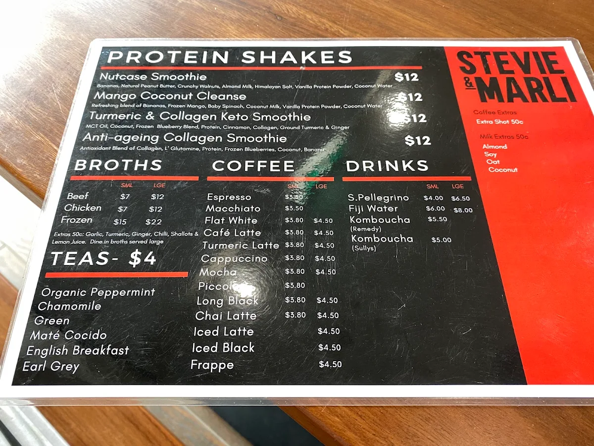 Menu, Stevie & Marli