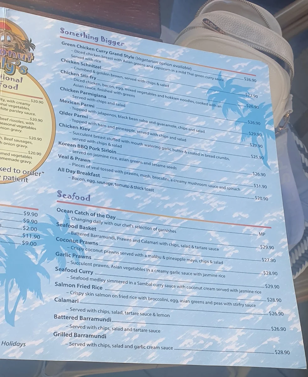 Menu, The Grand Hotel