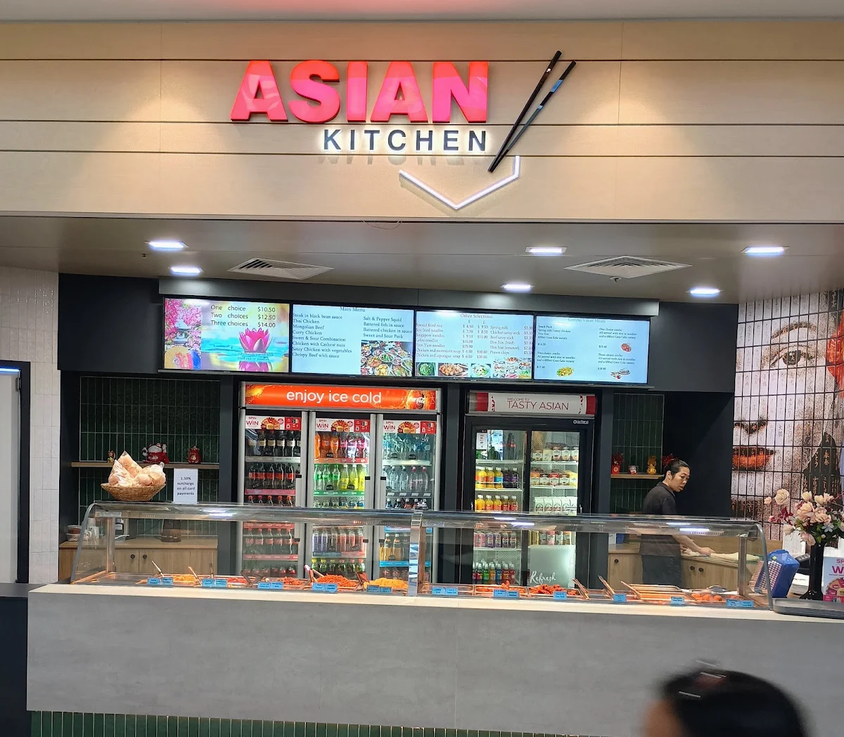 Menu, Asian Kitchen