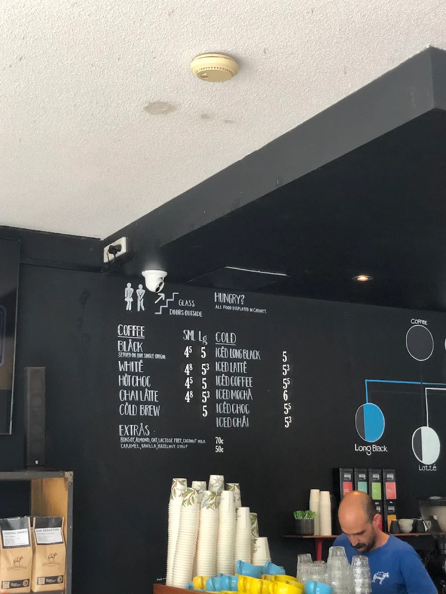 Menu, The Colombian Coffee Co. (Cafe)
