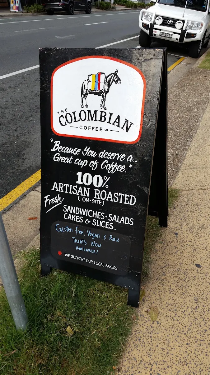 Menu, The Colombian Coffee Co. (Cafe)