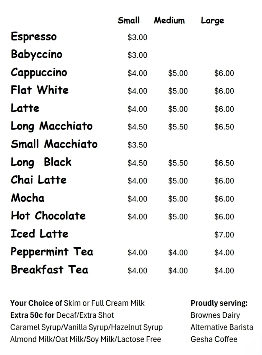 Menu photo 1