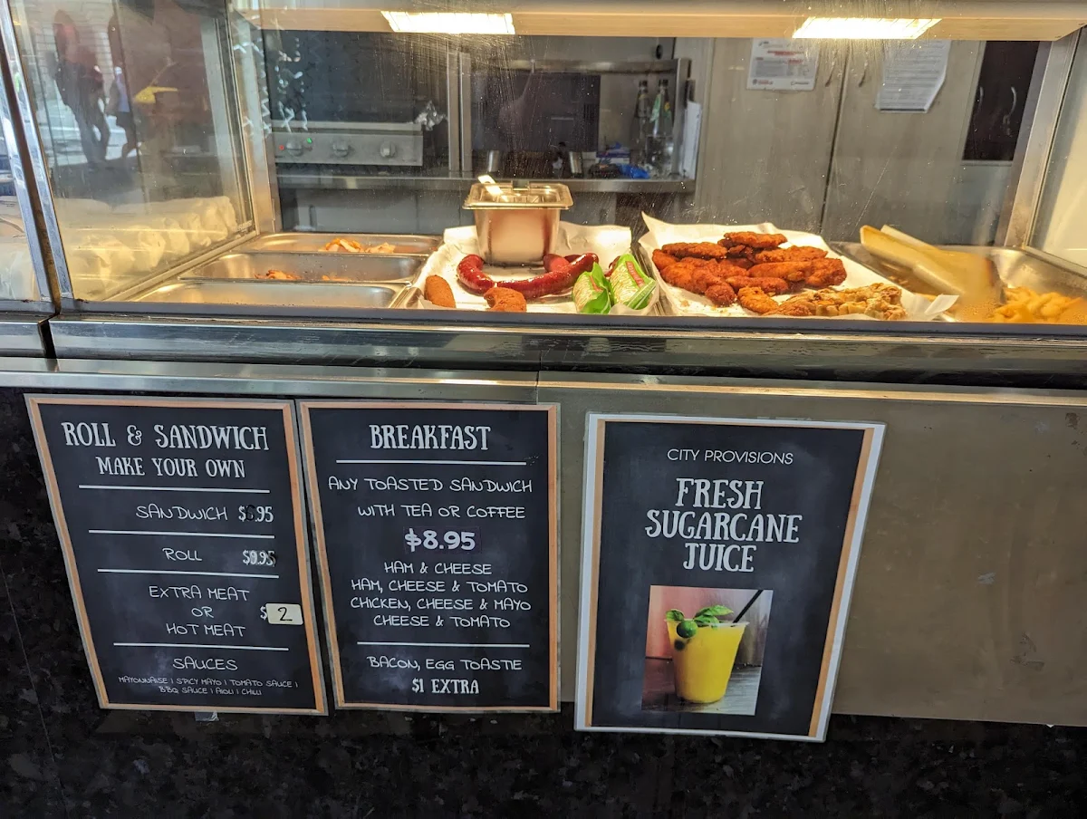 Menu, City Provisions To Go