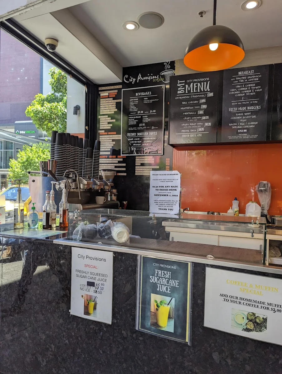 Menu, City Provisions To Go