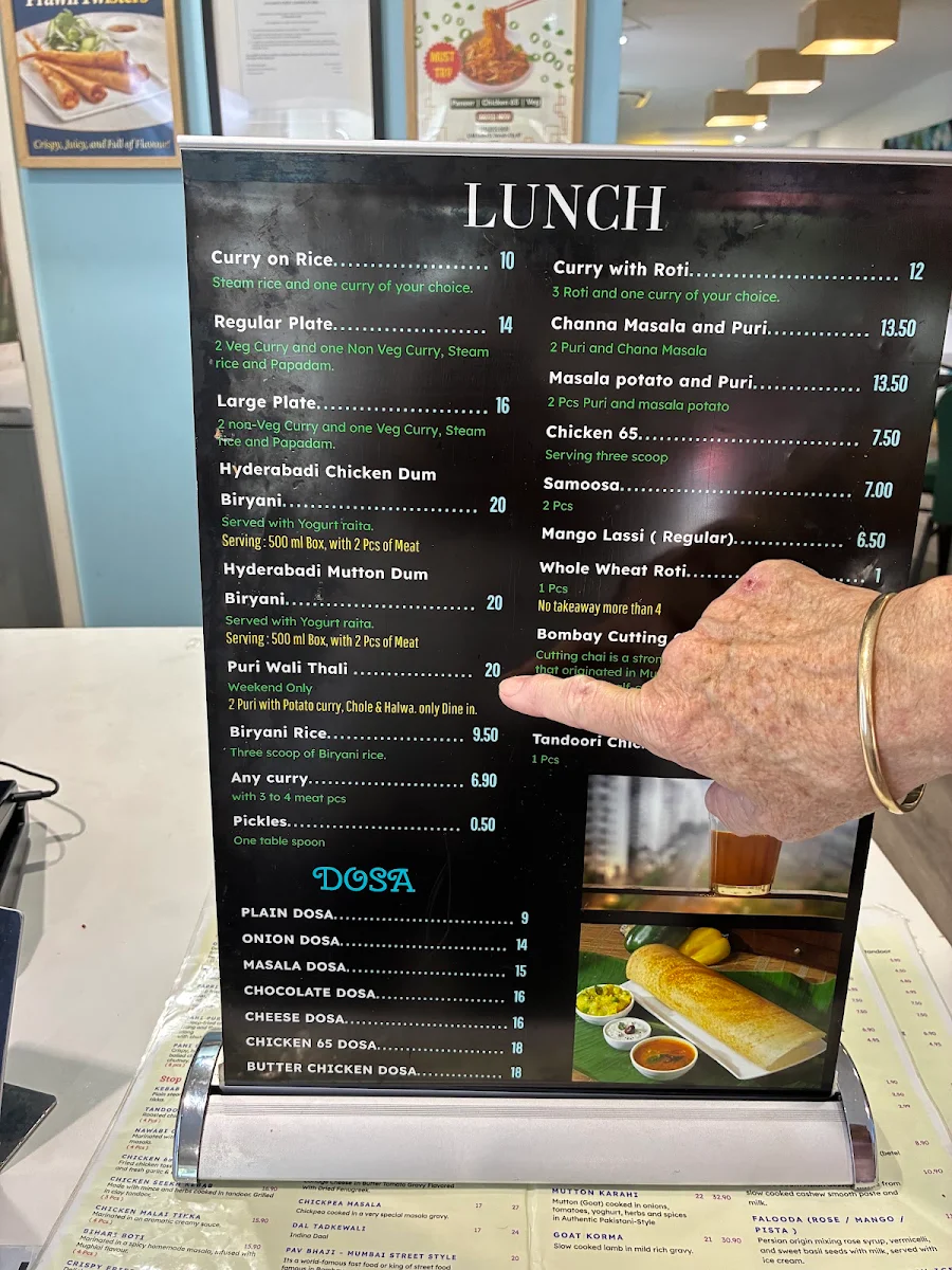 Menu, Flavour-e-Azam