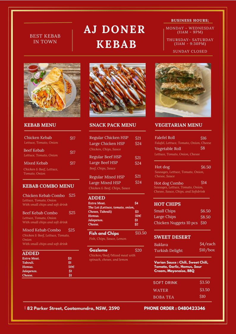 Menu photo 1
